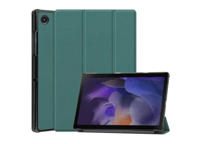 Samsung Galaxy Tab A8 10.5 (2021) - Tri-Fold læder cover - Wake up/Sleep funktion - Grøn