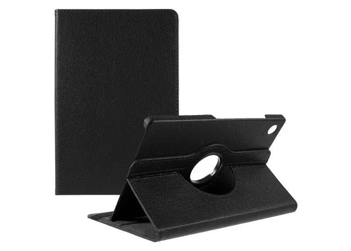 Samsung Galaxy Tab A8 (2021) - Læder cover 360 grader roterbart - Sort