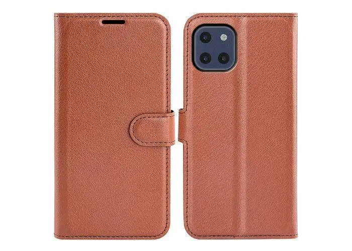 Samsung Galaxy A03 - Læder cover / pung - Brun