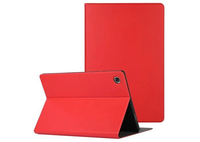 Samsung Galaxy Tab A8 10.5 (2021) - Slim flip læder cover - Rød