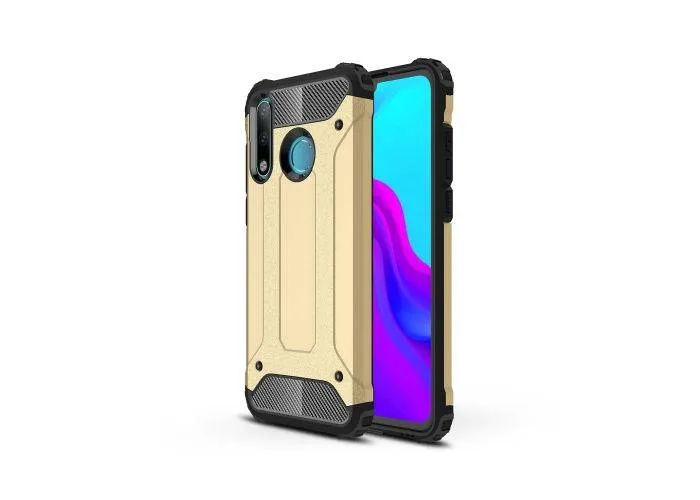 Huawei P30 Lite  - Heavy Duty Hybrid cover - Guld