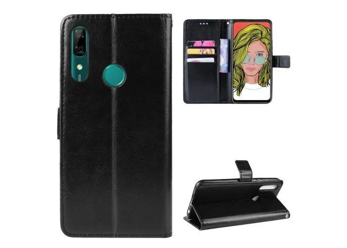 Huawei P Smart Z - Læder cover / pung - Sort