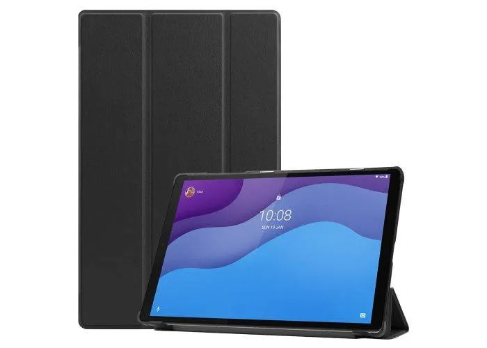 Lenovo Tab M10 HD Gen 2 TB-X306F / TB-X306X - Tri-Fold læder cover - Sort