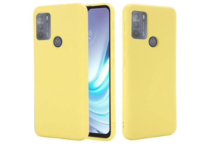 Motorola G50 - Azmaro Tyndt Silikone cover - Gul