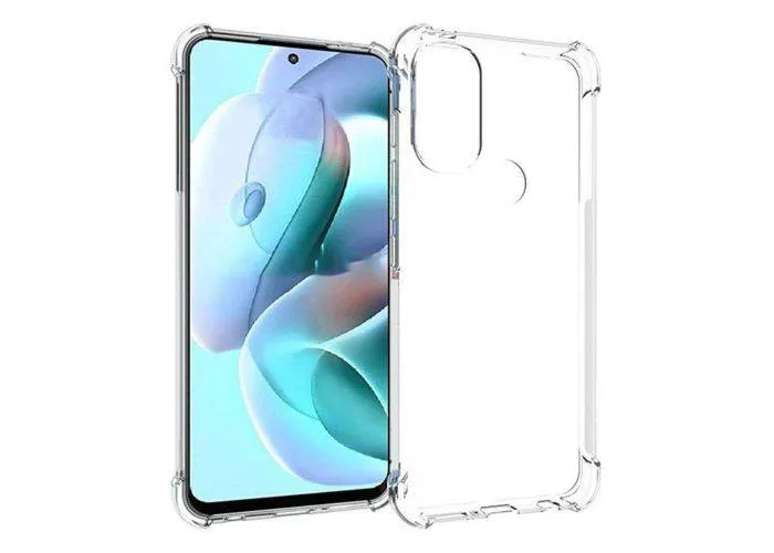 Motorola G71 5G - Shockproof gummi cover - Transparent