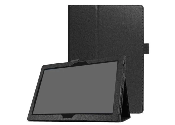 Lenovo Tab 4 10 Plus / Tab 4 10 - Læder cover / etui - Sort