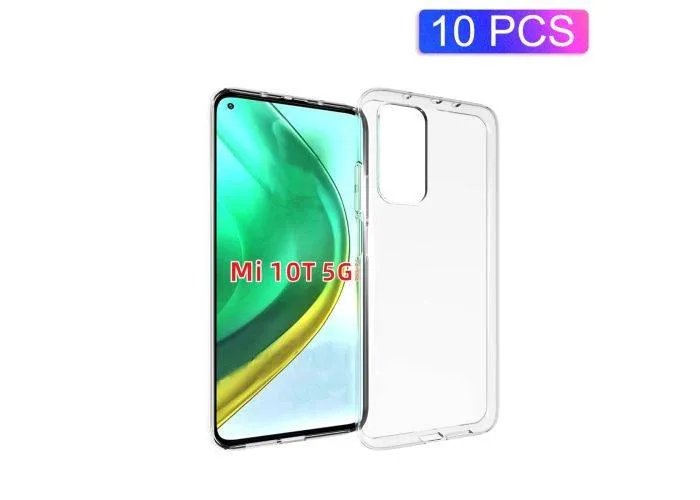 Xiaomi Mi 10T / Mi 10T Pro 5G - Gummi cover - Transparent