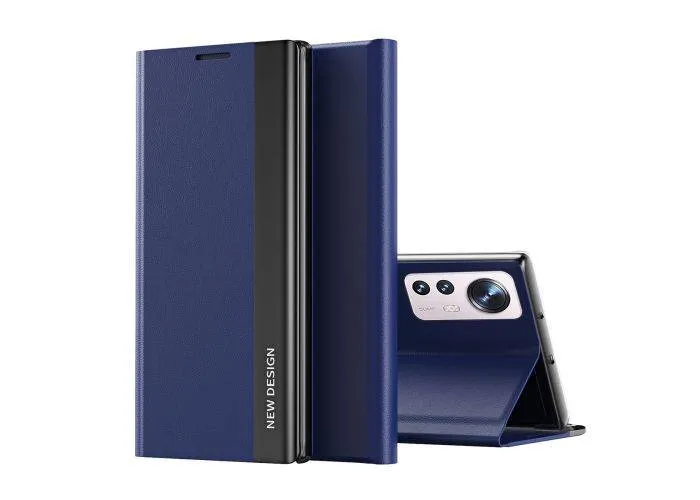 Xiaomi 12 Pro - New Design læder cover - Safir