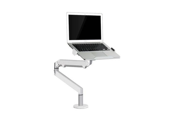 WERGON - Felix - Desktop holder med Gasfjeder til monitor skærm op til 32" / Laptop 11-17" - Sølv
