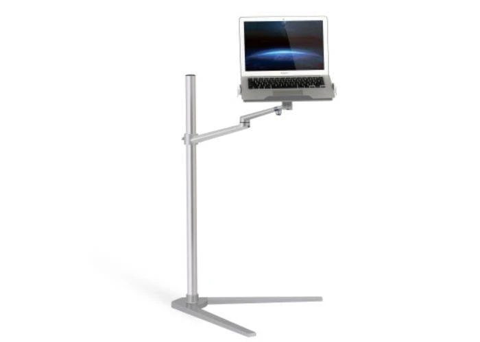WERGON - Hera - Laptop / iPhone / tablet 4-17" - Justerbar Design Alu holder H:41-102cm - Sølv