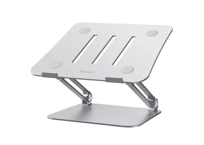 BESTAND justerbar alu holder til Tablet / Laptop 10-17" - Sølv