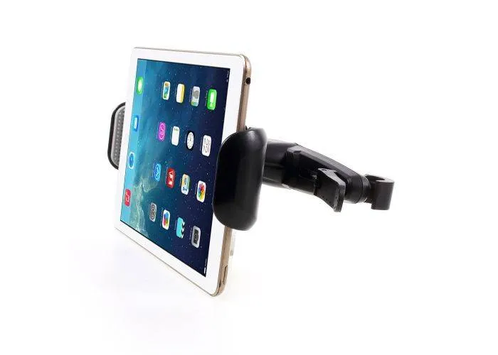 iPad/tablet holder 7-15"  til nakkestøtte i bil - Sort