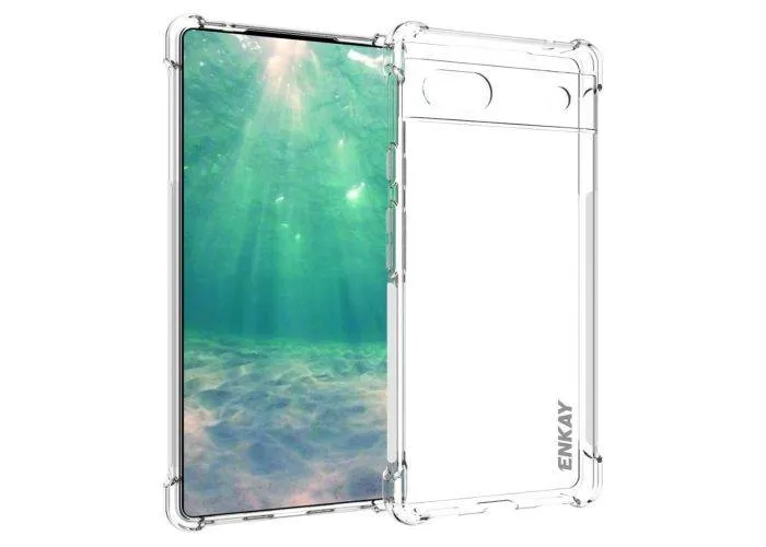 Google Pixel 6a - ENKAY gummi cover - Transparent