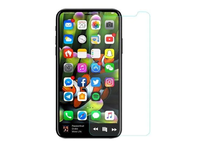 iPhone 11 Pro / X / XS - Hærdet beskyttelsesglas HD klar 0,3mm (Arce Edge)