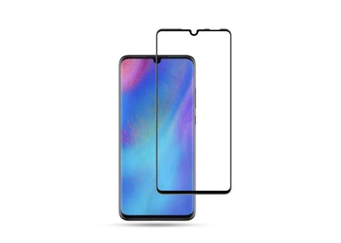 Huawei P30 Lite – MOCOLO Hærdet beskyttelsesglas m/komplet dækning – Sort