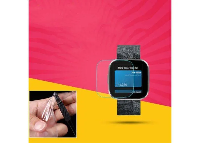 Fitbit Versa 2 - Ultratynd TPU skærmbeskytter