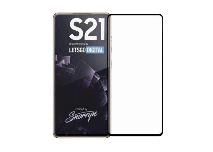 Samsung Galaxy S21 5G - Azmaro Premium hærdet beskyttelsesglas - Komplet dækning
