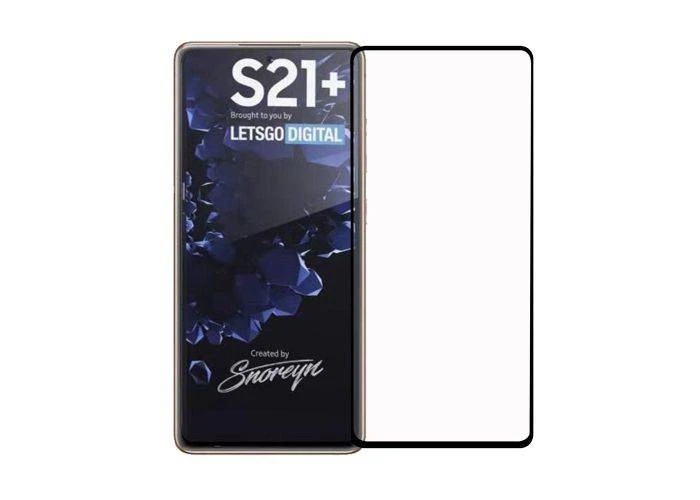 Samsung Galaxy S21 Plus 5G - Azmaro Premium hærdet beskyttelsesglas - Komplet dækning