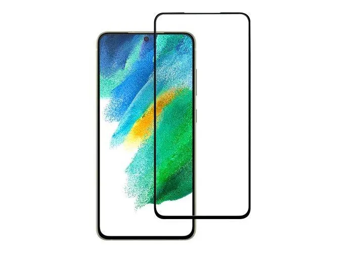Samsung Galaxy S21 FE 5G - Premium hærdet beskyttelsesglas - komplet dækning