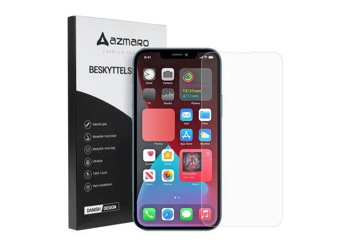 iPhone 13/13 Pro - Azmaro Ultra clear hærdet beskyttelsesglas - Transparent
