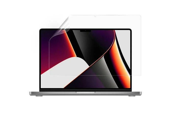 MacBook Pro 16 M5/M4/M3/M2 (2026-2021) - PET skærmbeskyttelse med komplet dækning