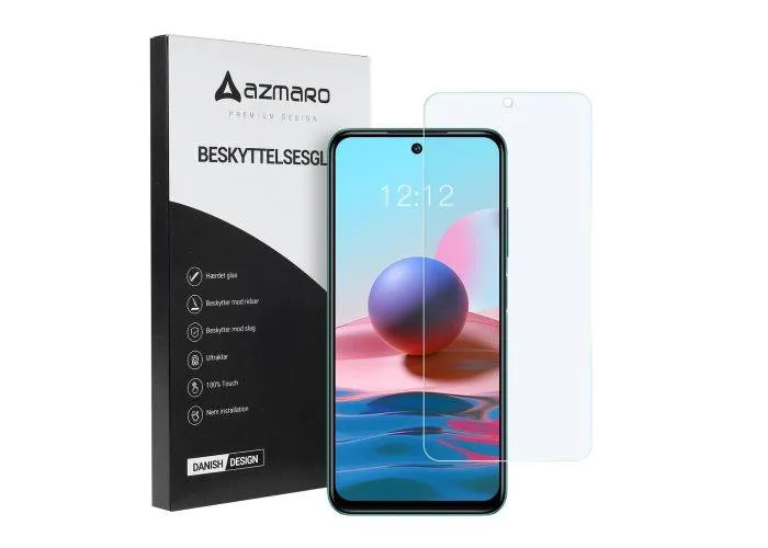 Xiaomi Redmi 10 (2022) - Azmaro Ultra clear hærdet beskyttelsesglas - Transparent