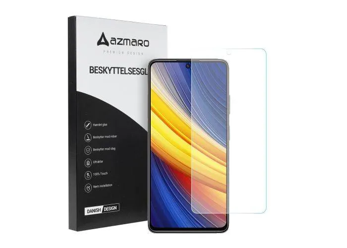 Xiaomi Poco X4 Pro 5G - Azmaro Ultra clear hærdet beskyttelsesglas - Transparent