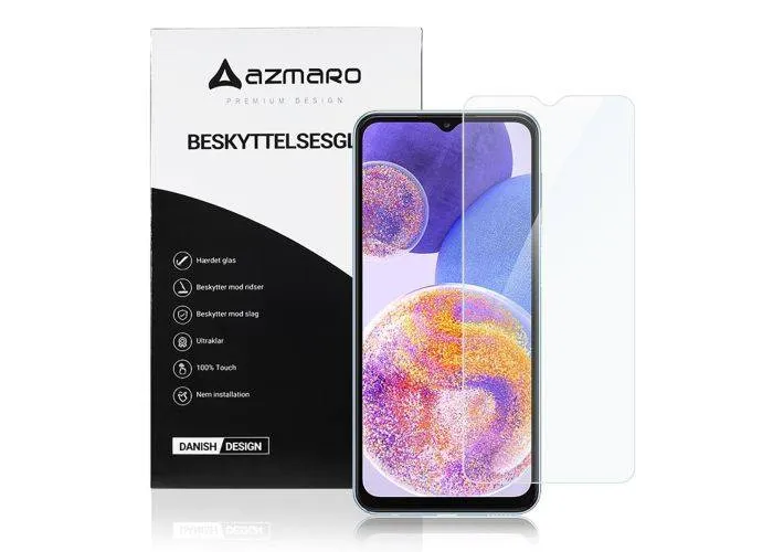 Samsung Galaxy A23 4G / 5G - Azmaro Ultra clear hærdet beskyttelsesglas - Transparent