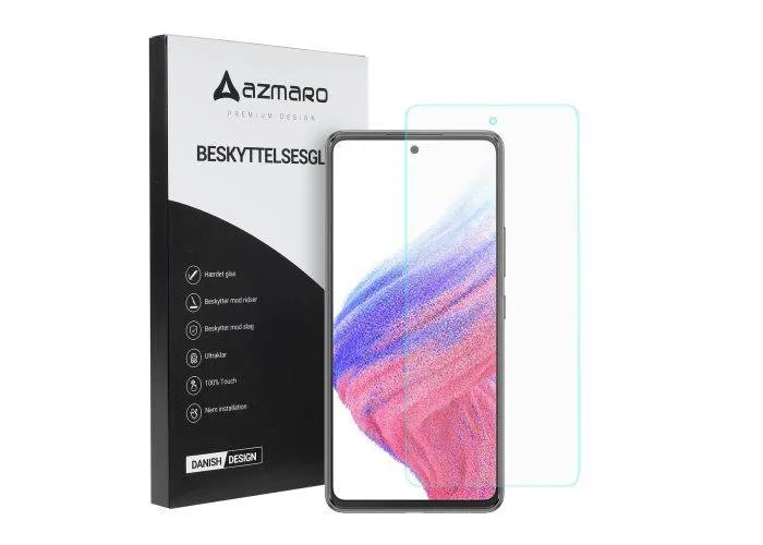Samsung Galaxy A53 5G - Azmaro Ultra clear hærdet beskyttelsesglas - Transparent