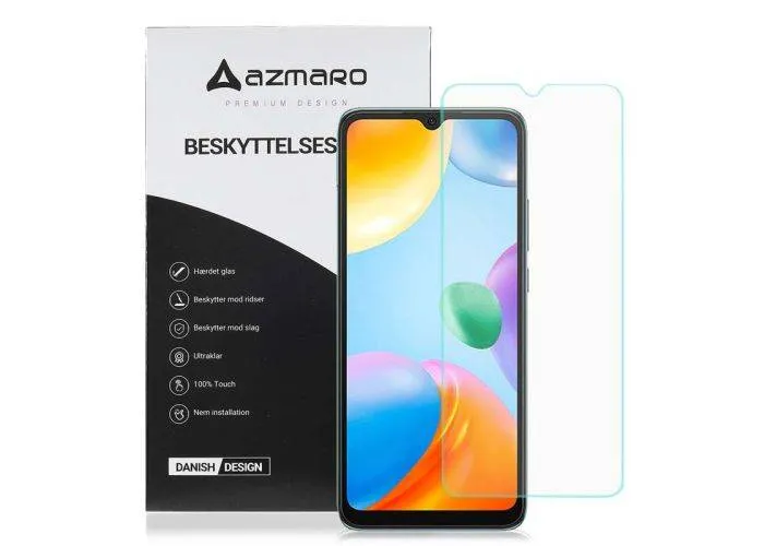 Xiaomi Redmi 10C - Azmaro Ultra clear hærdet beskyttelsesglas - Transparent