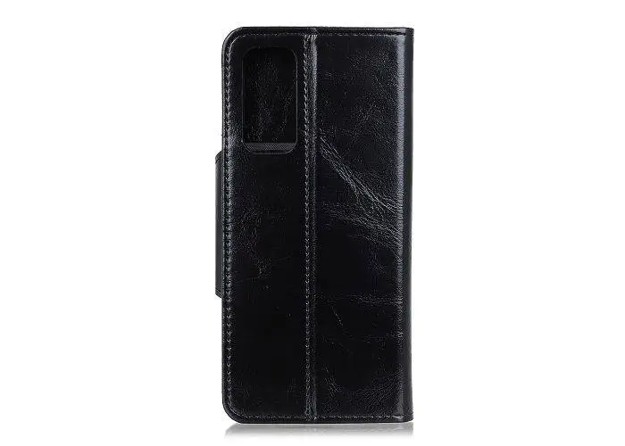 OnePlus 9 - Vintage læder cover / pung - Sort