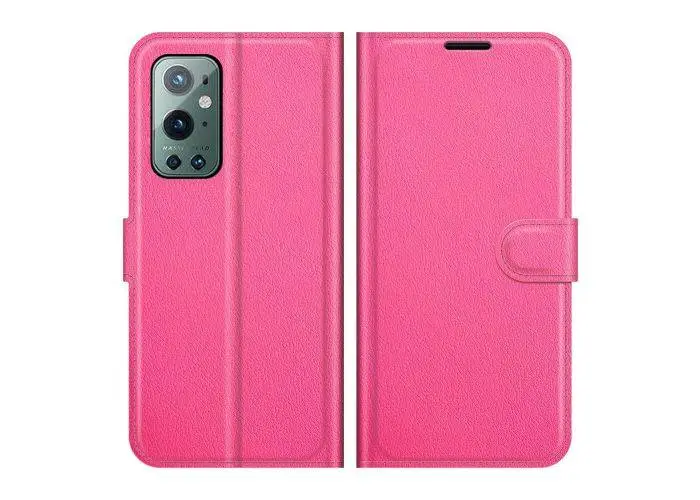 OnePlus 9 Pro - Læder cover / pung - Rosa