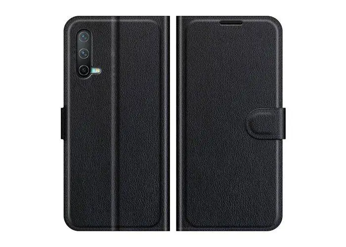 OnePlus Nord CE 5G - Læder cover / pung - Sort