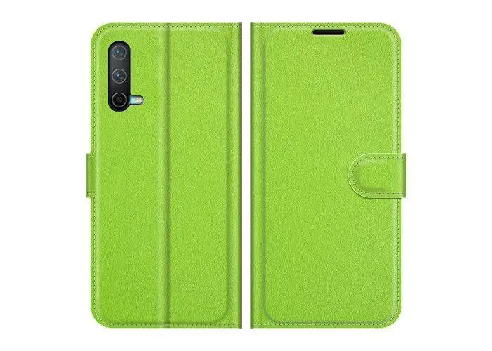 OnePlus Nord CE 5G - Læder cover / pung - Grøn