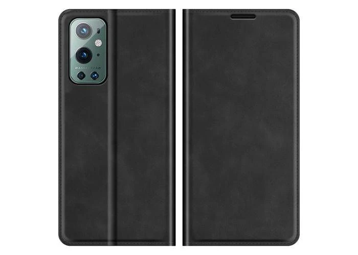 OnePlus 9 Pro - Flip læder cover / pung - Sort
