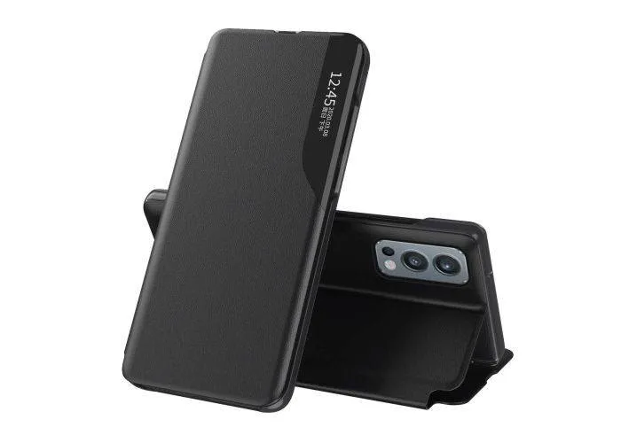 OnePlus Nord 2 5G - Flip læder View Window cover - Sort