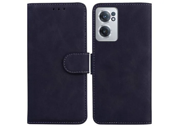 OnePlus Nord CE 2 5G - Læder cover  /pung - Sort