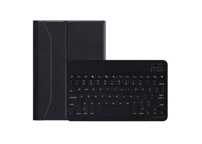 iPad Air 10.5 (2019) - Bluetooth/trådløs Tastatur DANSK layout m/aftagelig etui/cover - Sort