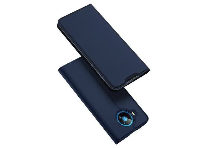 Nokia 8.3 5G - DUX DUCIS Skin Pro læder cover - Blå
