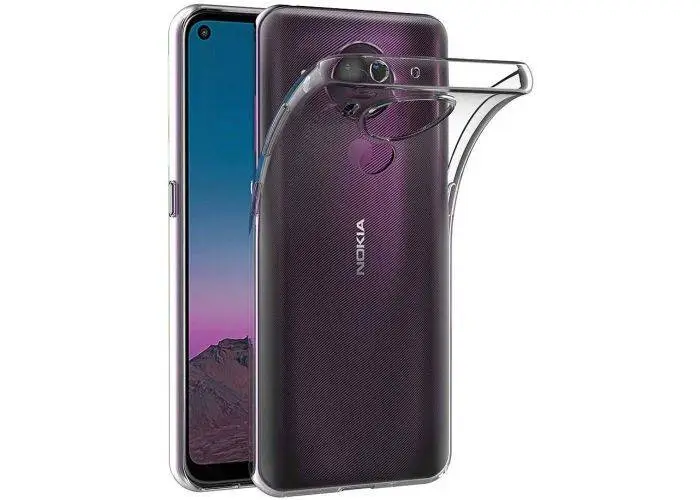 Nokia 3.4 / 5.4 - Shoclproof gummi cover - Transparent