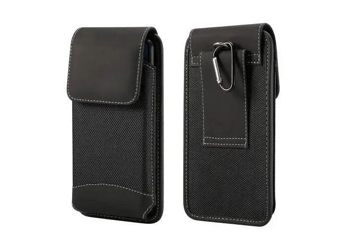 Universal Taske / etui til Bælte - Med carabin lås - Til iphone / smartphone op til str. 164mm