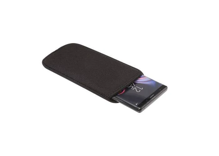 Neoprene etui til iPhone/smartphone Str. 18.5x9.5cm - Sort