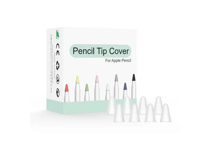 Apple Pencil - Beskyttelsescover Tip til din Apple Pen 8 stk. - Hvid