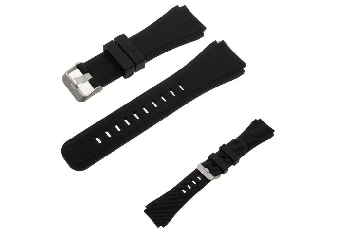 Samsung Galaxy Watch 46mm / Galaxy Watch3 45mm - Urrem i silikone 22mm - Sort
