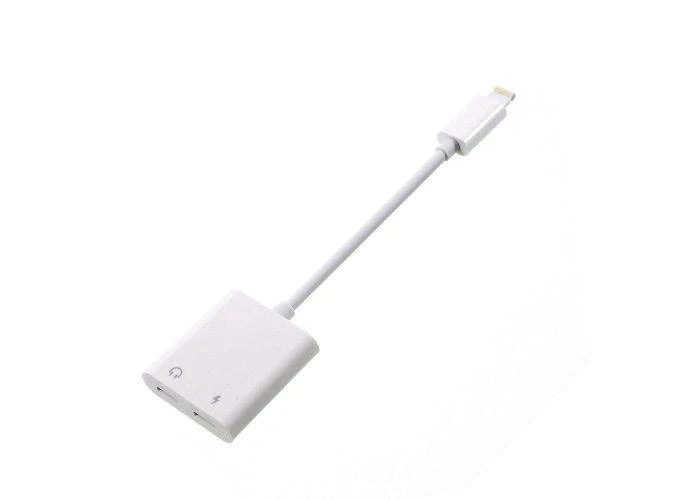 Dual 2 i 1 Lightning Adapter audio + charge