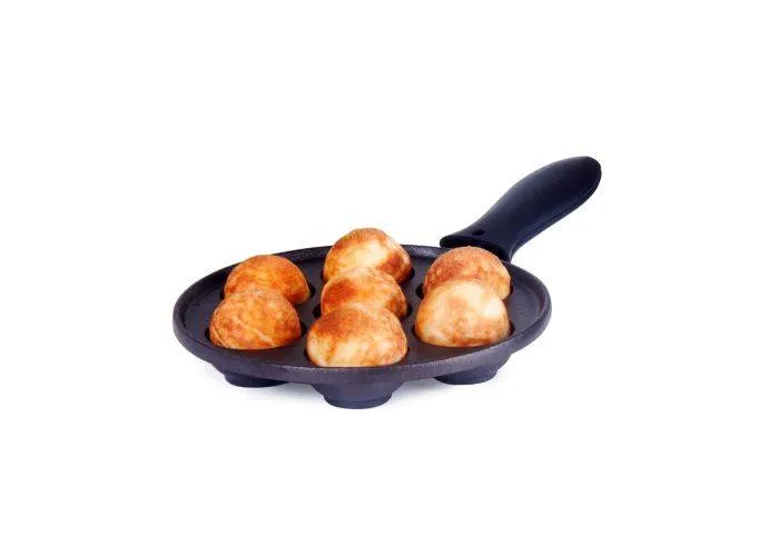 Royal Æbleskivepande i støbejern – Ø20 cm