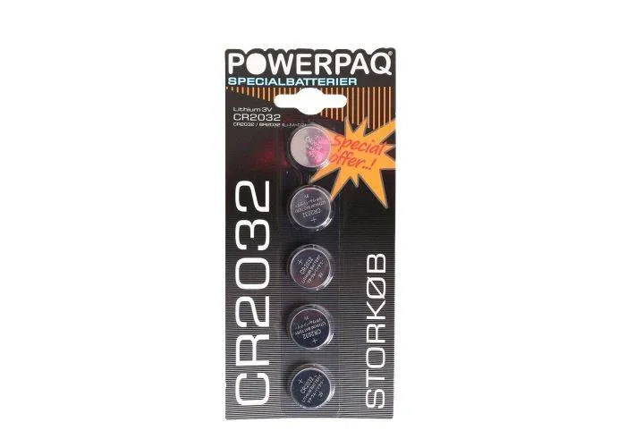 Powerpaq Lithium CR2032 knapcelle batteri - 5 stk.