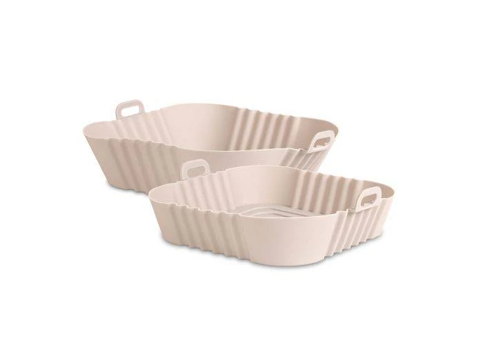 Silikoneforme til airfryer / Ovn 18x18 cm / 21x21 cm - Sæt med 2 stk.