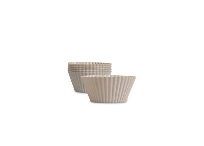 Silikoneforme til airfryer Ø7 cm til muffins og lignende - Sæt med 6 stk.