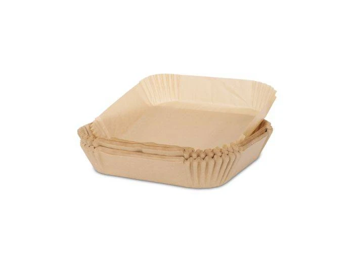 Papirforme til airfryer - Kvadratisk 20x20cm - 100stk